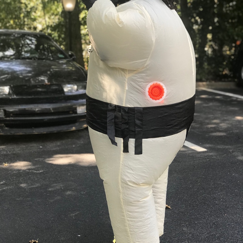Sumo Suit Inflatable Halloween Outfit Costume - Picture 3 of 5